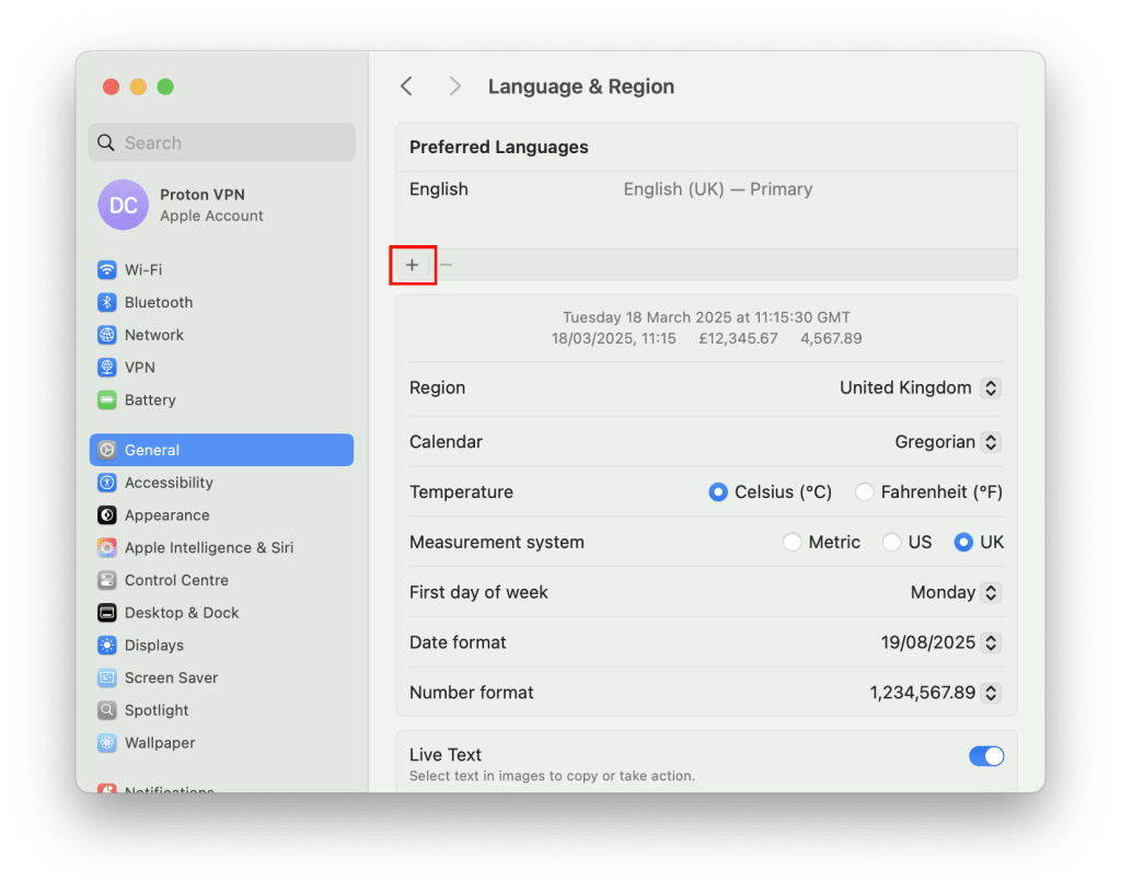 How to change the system language on macOS 2
