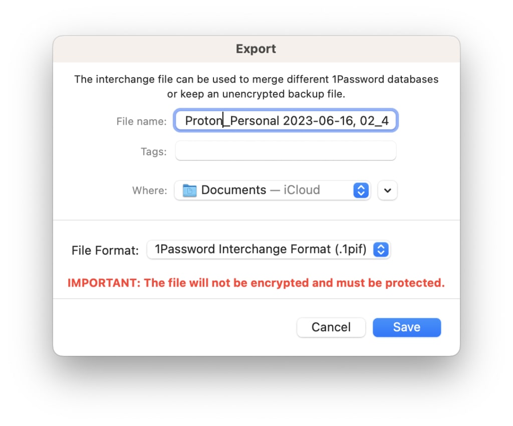 How to import from 1Password to Proton Pass Proton