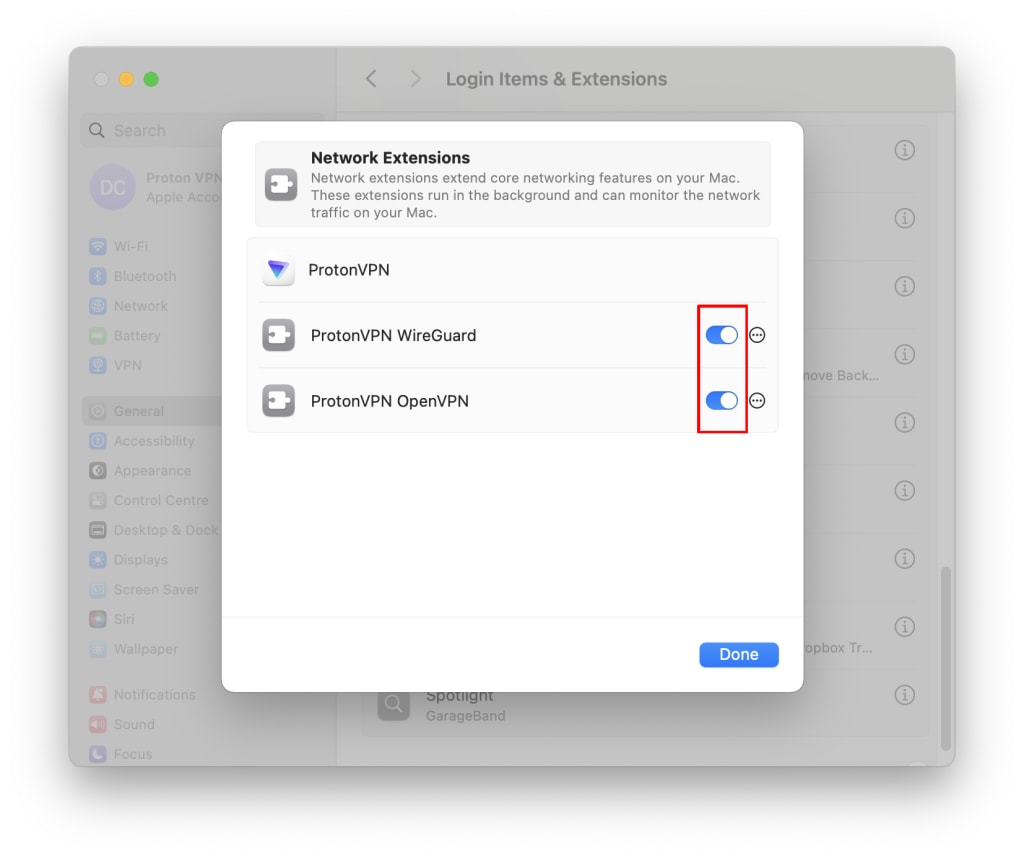 macOS 15 (Sequoia) enable extensions 1