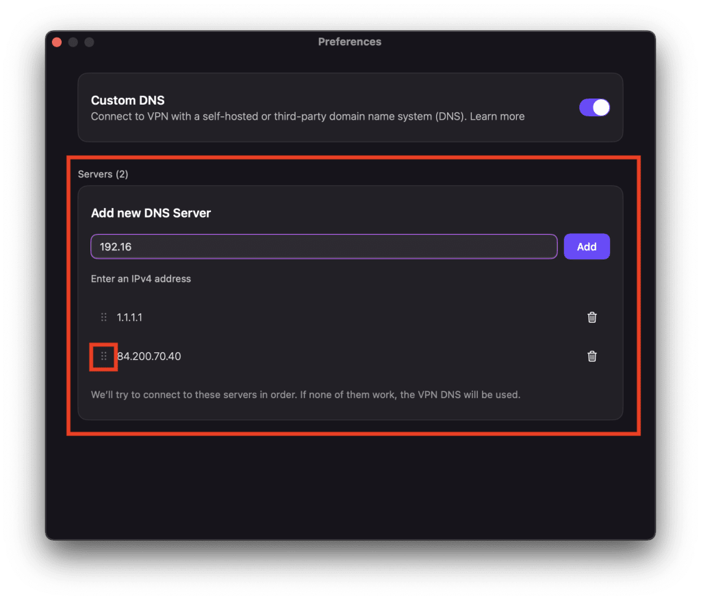 How to use custom DNS on macOS 4