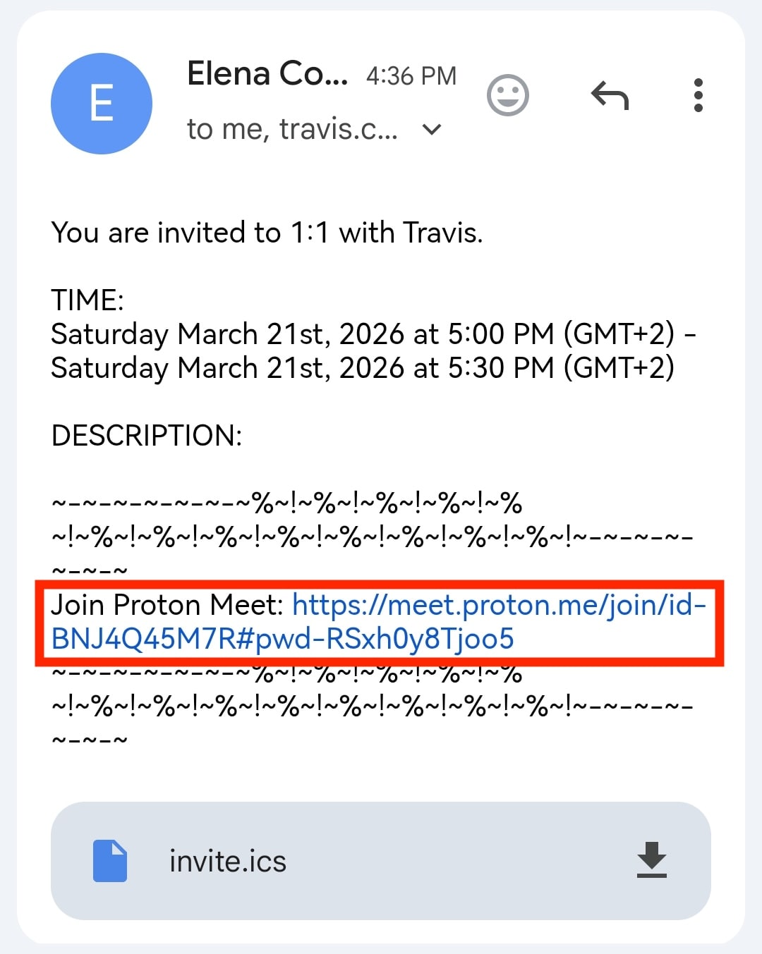 Join Proton Meet calls from any email invite, even if you don't have a Proton Account