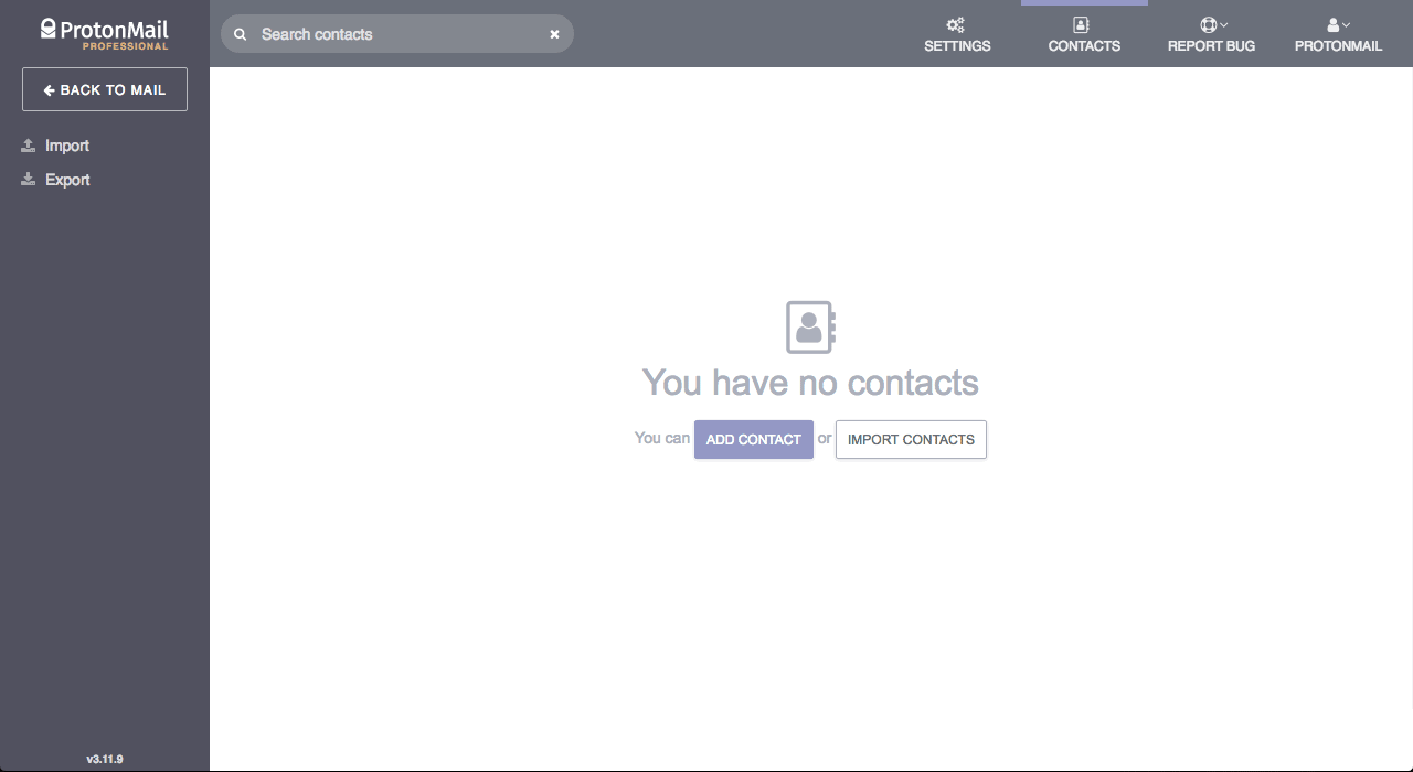 Encrypted Secure Contacts