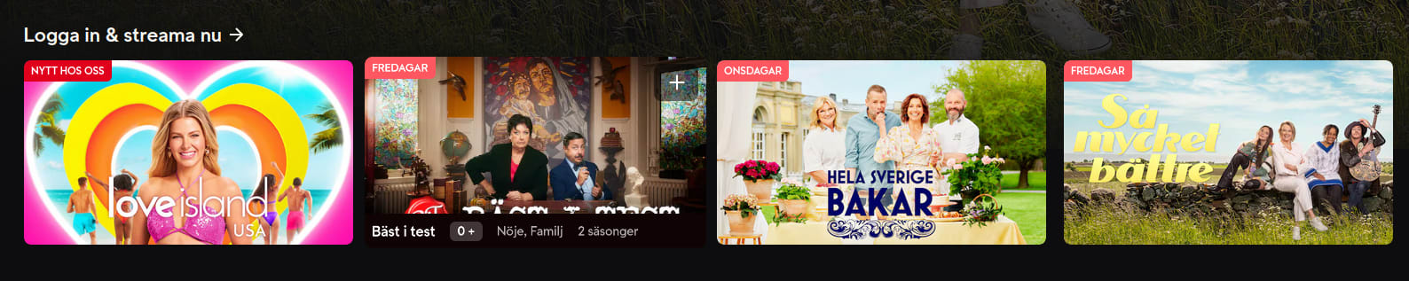 TV4 shows