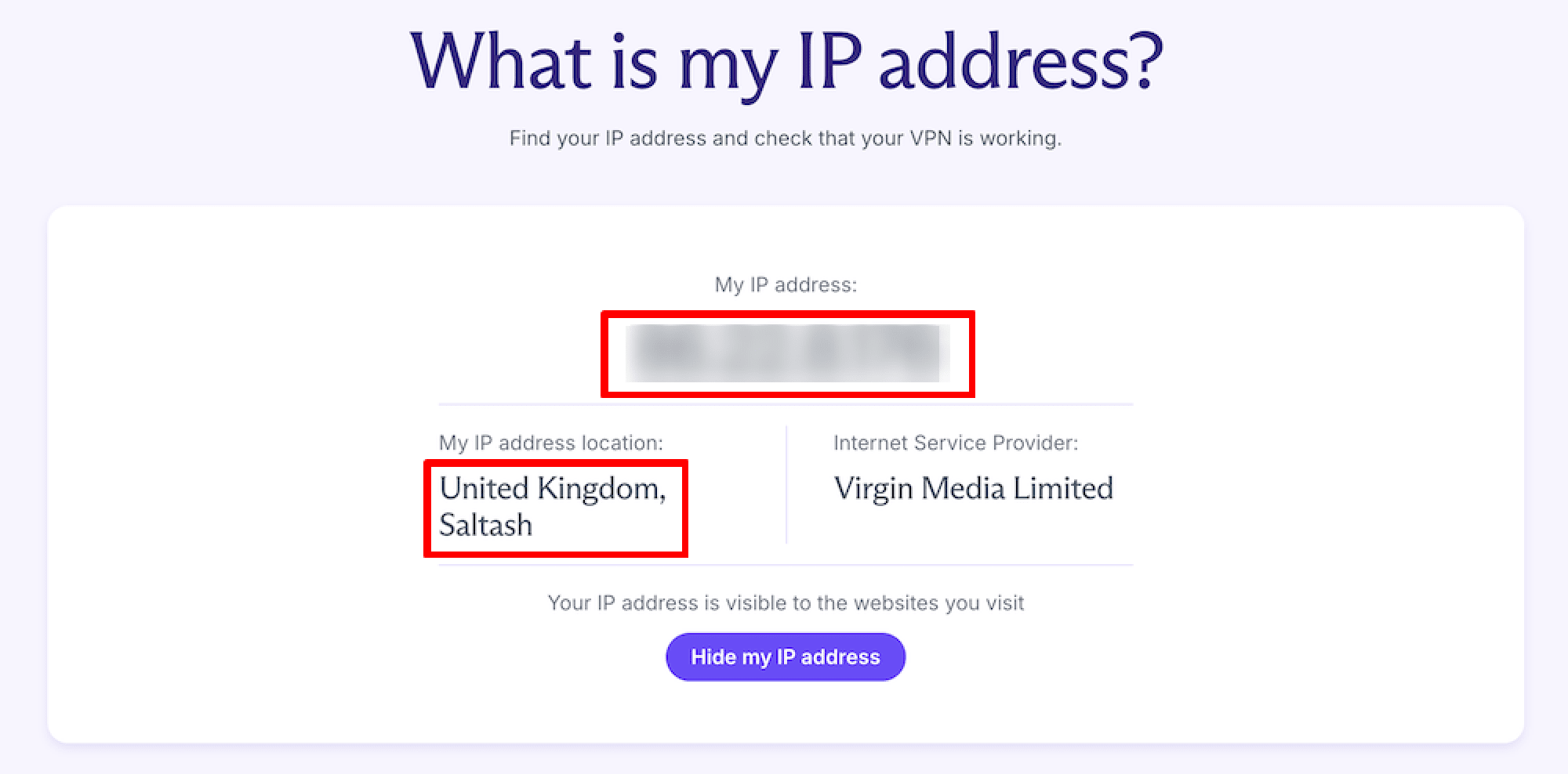 How do I know if my VPN is working? 1. Test without a VPN