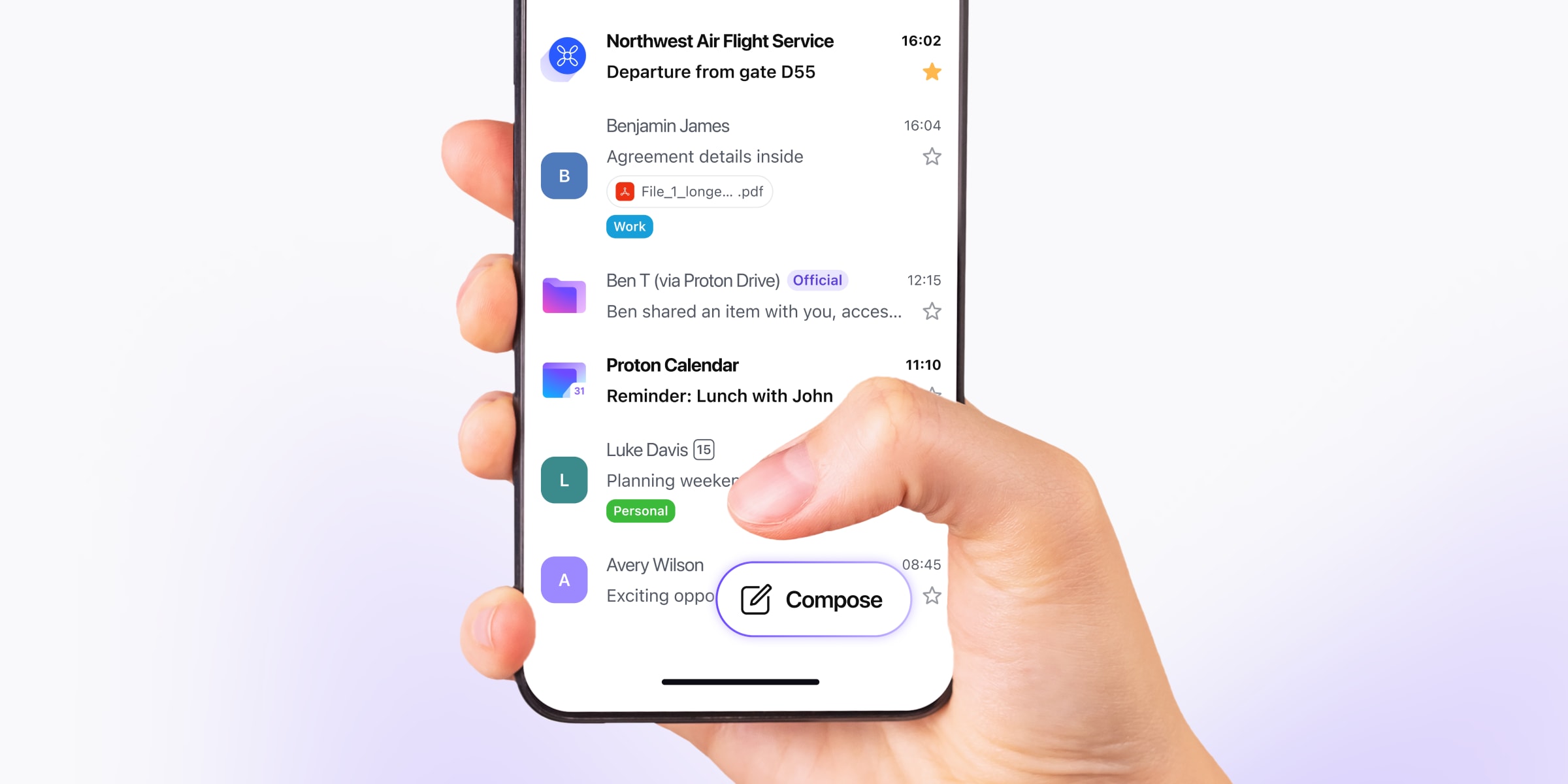 The Proton Mail next gen interface