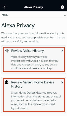Alexa privacy 1