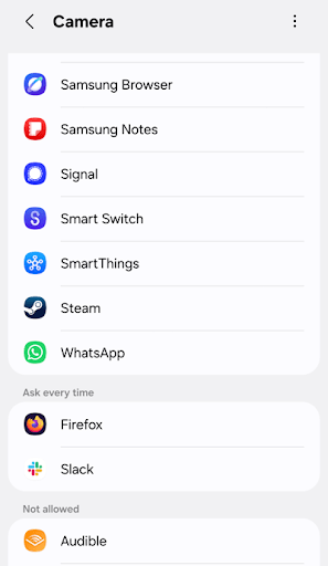 android feature select