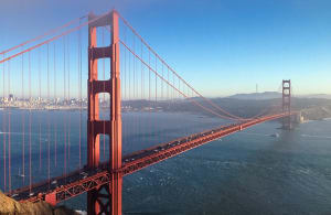 Golden Gate Bridge in San Francisco, CA