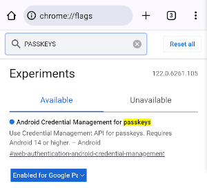 Setting up Experiemnts in Google Chrome