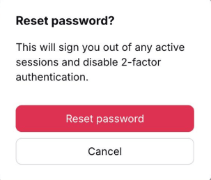 Reset password 3