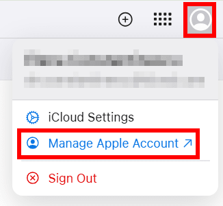 How to access the setting to manage your Apple Account