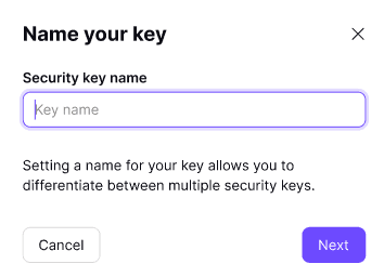 Name your key