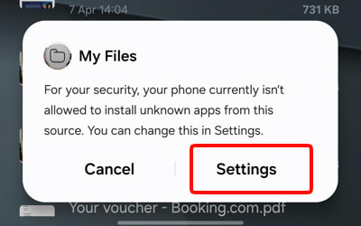 Allow unknown apps 1