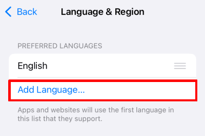 How to change the system language on iOS and iPadOS 1