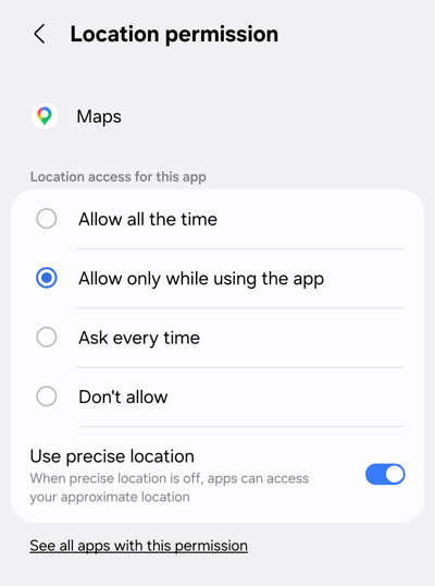 Android permissions 2