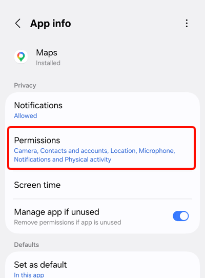 Android permissions 1