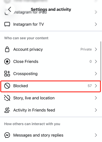How to know if someone blocked you on Instagram 2
