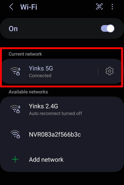 Find SSID on Android
