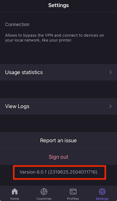 iOS and iPadOS version number