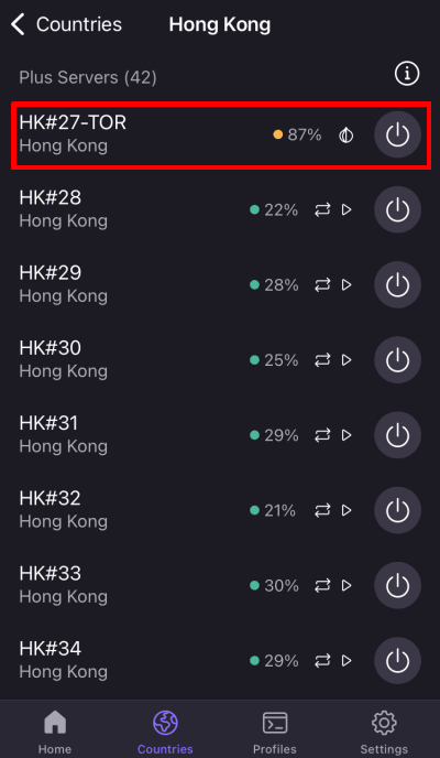 Connect to Tor servers on iOS 3