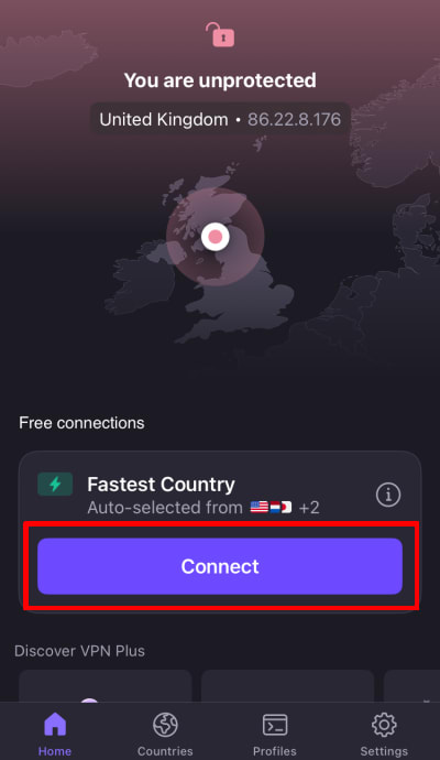 Connect to Proton VPN on iOS 2