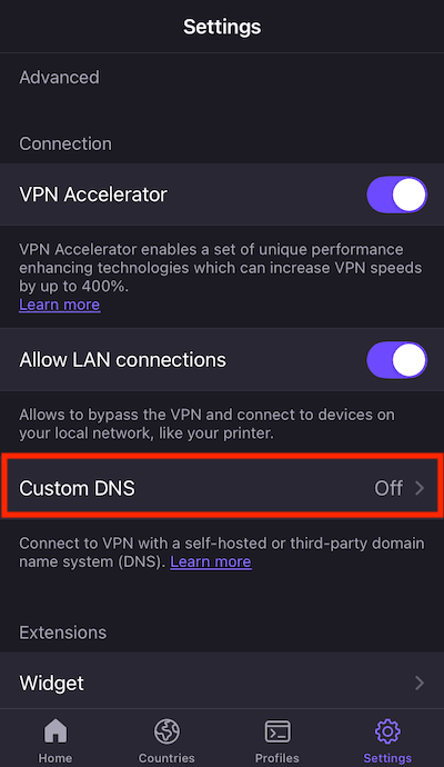 How to use custom DNS on iOS and iPadOS 1