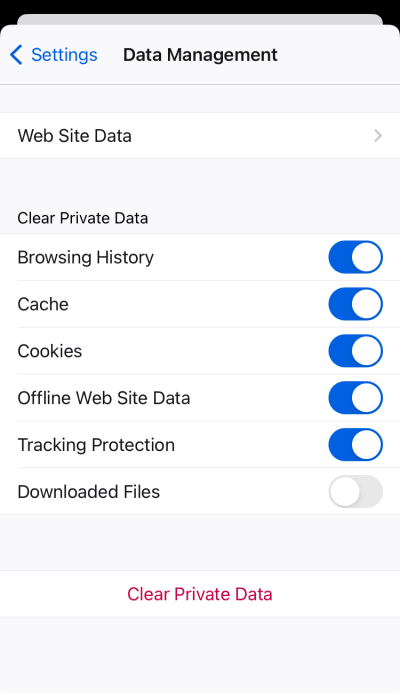 Delete Chrome history on iOS and iPadOS