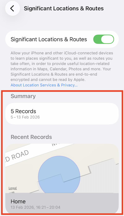 Significant Locations 1