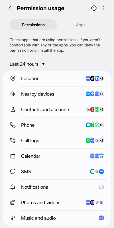 Android permissions 7