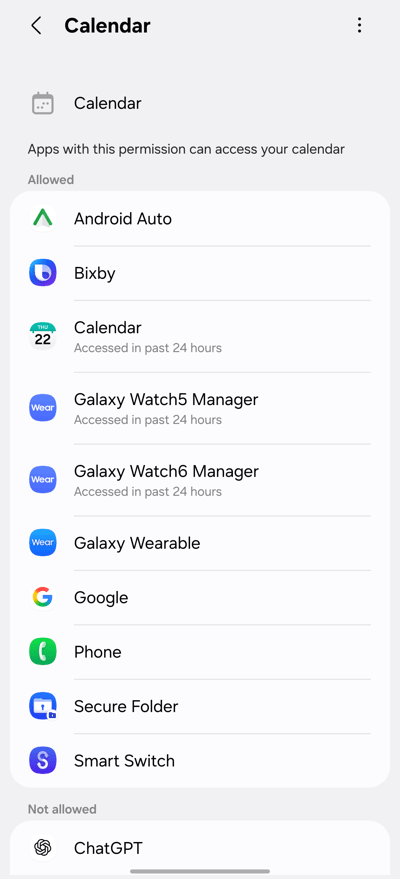 Android permissions 4