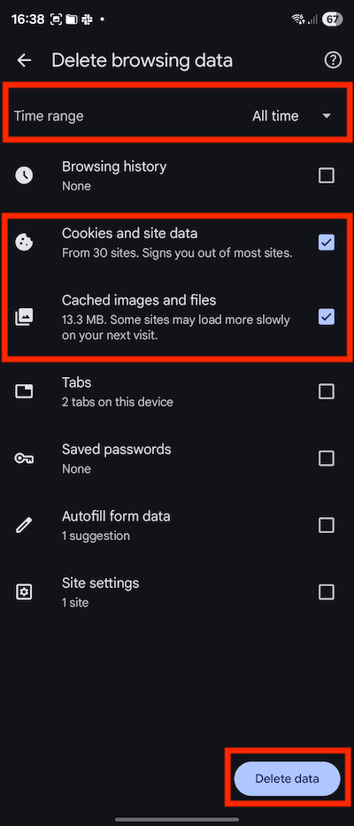 Chrome on Android