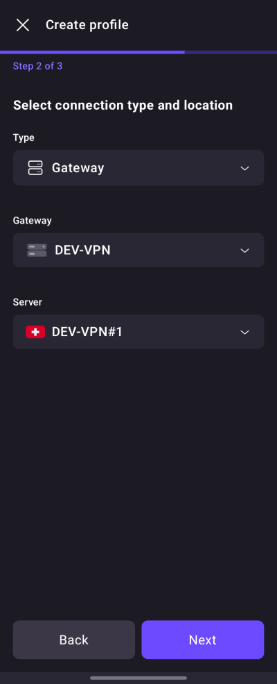 Connect to your organization's Gateway
