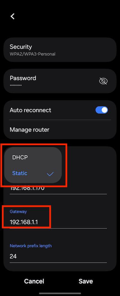 How to find default gateway on Android 2