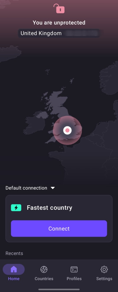How to change your default connection on movgile 1