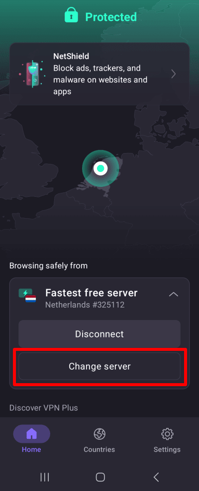 Change free server