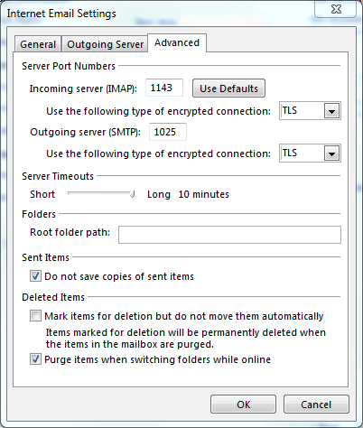 Change some advanced settings