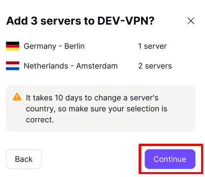 Review your server assignments