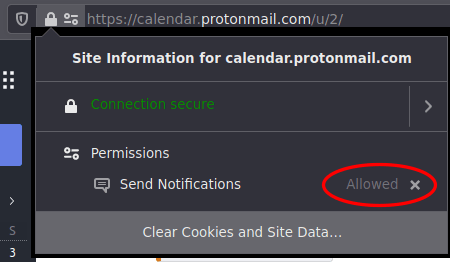 Firefox notifications