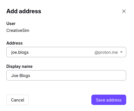 Enter your deleted email address