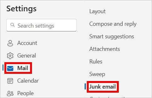 Alt: How to access settings in Microsoft Outlook / Image title: Microsoft Outlook settings
