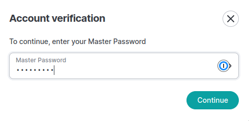 NordPass verification dialog