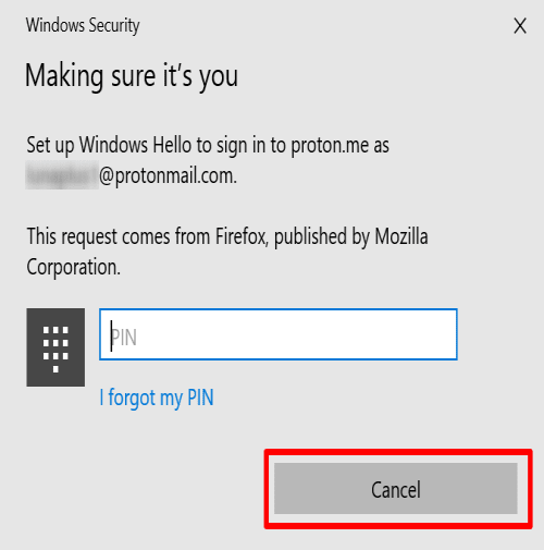 Click Cancel.