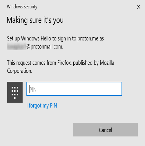 Windows asks for a PIN instead of your security key