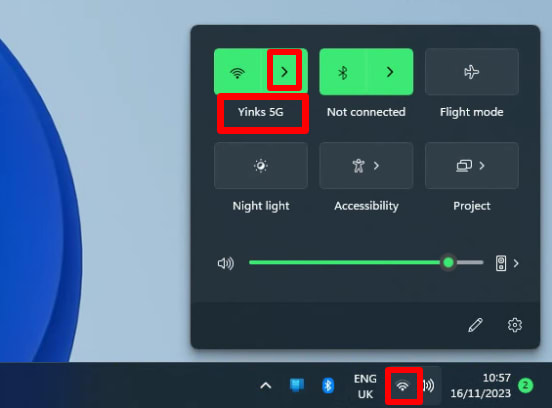Find SSID on Windows 11