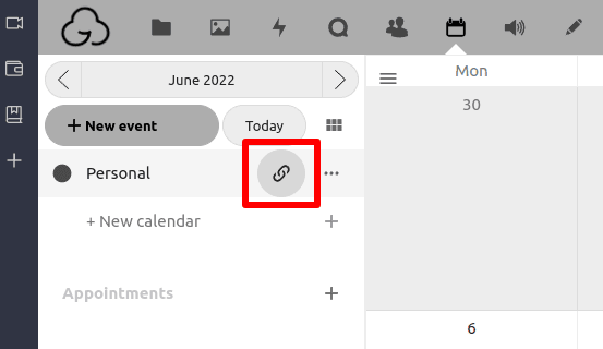 If the calendar has been shared before