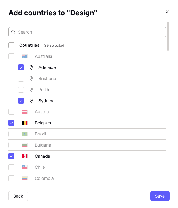 Create a new shared servers policy 6