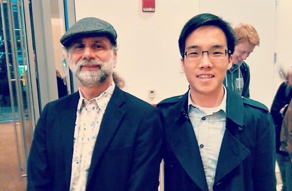 Proton Mail Co-Founder Andy Yen with security guru Bruce Schneier