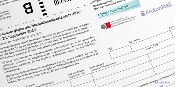 Swiss surveillance referendum form