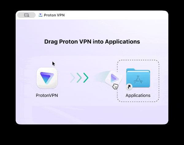Drag the app to your Applications folder