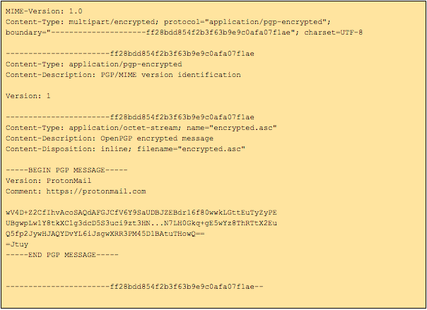 PGP/MIME message sample